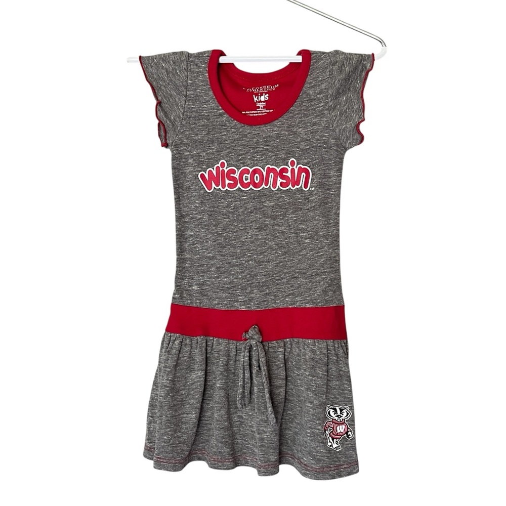 Colosseum Athletics WI Badgers Girls 2T Cheerleader Dress Halloween Costume